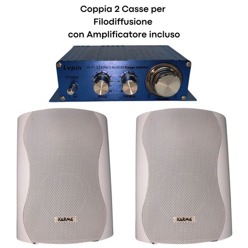 Coppia casse karma 54w - casse,